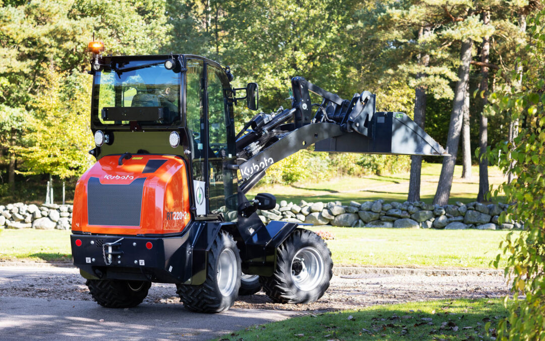 Kubota hjullastare för parker och grönområden